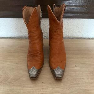 Free People Brayden Western Boot Tan size 7